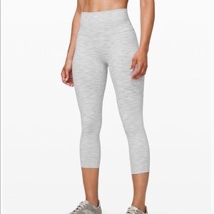 Lululemon Wunder Under Space Dye Crop Luon